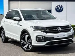 White Used 2020 VW T-Cross R-line SUV | £17,489 (Fair price)