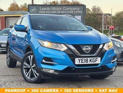 Blue Used 2018 Nissan Qashqai N-Connecta SUV | £9,295 (Good price)