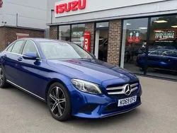 Blue Used 2020 Mercedes C220 Sedan | £15,995 (Super price)