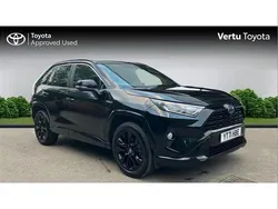Black Used 2021 Toyota RAV4 Hybrid Edition SUV | £25,611 (A bit pricey)
