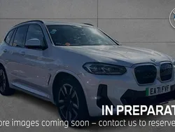White Used 2021 BMW iX3 M Sport SUV | £27,687 (Fair price)