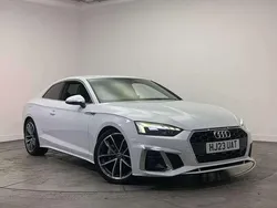 White Used 2023 Audi A5 S-Line Coupe | £28,400 (Fair price)