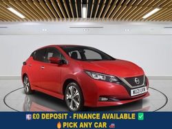 Red Used 2021 Nissan Leaf Tekna Hatchback | £10,199 (Fair price)