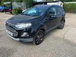 Black Used 2017 Ford Ecosport Titanium SUV | £2,999