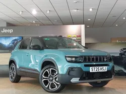 Blue New 2025 Jeep Avenger Summit SUV | £23,498 (Fair price)