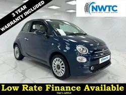 Blue Used 2019 Fiat 500C Lounge Cabriolet | £9,395 (Fair price)