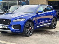 Blue Used 2016 Jaguar F-Pace First Edition SUV | £18,995 (Good price)