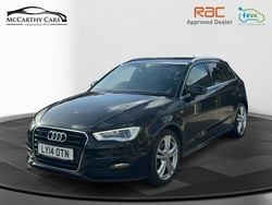 Metallic mythos black Used 2014 Audi A3 S-Line Hatchback | £11,995 (Fair price)