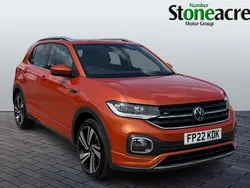 Orange Used 2022 VW T-Cross R-line SUV | £17,750 (Good price)