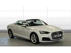White Used 2018 Audi A5 Cabriolet S-Line Cabriolet | £17,530 (Fair price)