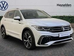 White Used 2024 VW Tiguan Allspace R-line SUV | £35,885 (Fair price)
