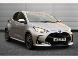 Silver Used 2022 Toyota Yaris Hybrid Design Hatchback | £17,395 (Fair price)