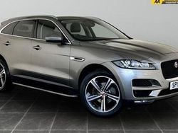 Silver Used 2019 Jaguar F-Pace Portfolio SUV | £16,395 (Fair price)