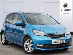 Crystal blue metallic Used 2017 Skoda Citigo Hatchback | £9,490 (Expensive)