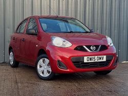 Red Used 2015 Nissan Micra Visia Hatchback | £5,498 (A bit pricey)