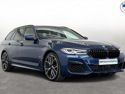 Blue Used 2021 BMW 540 M Sport Estate | £37,000 (Expensive)