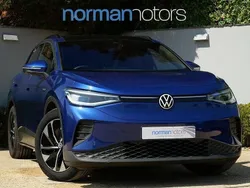 Blue Used 2021 VW ID.4 Pro Performance SUV | £24,495 (Fair price)