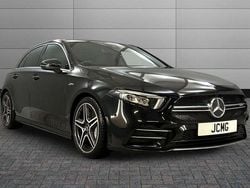 Black Used 2020 Mercedes A35 AMG Executive Hatchback | £21,000 (Fair price)