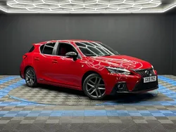 Red Used 2019 Lexus CT200h Sport Line Hatchback | £15,990 (Fair price)