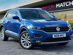Blue Used 2018 VW T-Roc SEL SUV | £14,900 (Fair price)