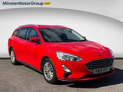 Red Used 2019 Ford Focus Titanium Estate | £8,390 (Good price)