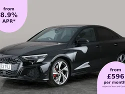 Black Used 2023 Audi S3 Design Sedan | £38,767 (Expensive)