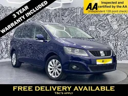 Blue Used 2020 Seat Alhambra SE MPV | £20,045 (A bit pricey)