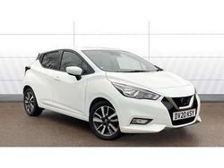 White Used 2020 Nissan Micra Tekna Hatchback | £8,840 (Fair price)