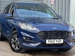 Blue Used 2021 Ford Kuga ST-Line SUV | £10,750