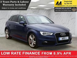 Blue Used 2015 Audi A3 S-Line Hatchback | £7,800 (Fair price)