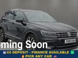 Black Used 2018 VW Tiguan R-line SUV | £18,849 (Good price)