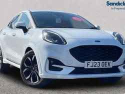 Frozen white (premium paint) Used 2023 Ford Puma Gen-E ST-Line X Hatchback | £16,130 (Fair price)