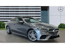 Grey Used 2018 Mercedes E300 AMG line Coupe | £26,559