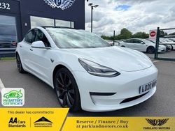 White Used 2020 Tesla Model 3 Performance Sedan | £16,295 (Fair price)