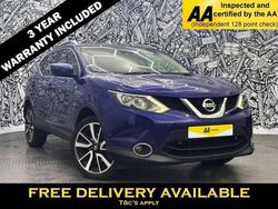 Blue Used 2017 Nissan Qashqai Tekna SUV | £10,195 (Fair price)