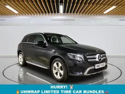 Black Used 2017 Mercedes GLC220 SUV | £17,849 (Good price)