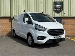 White Used 2021 Ford Transit Custom Limited Van | £13,595 (Fair price)