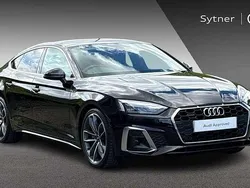 Black Used 2023 Audi A5 Sportback S-Line Hatchback | £33,000 (A bit pricey)