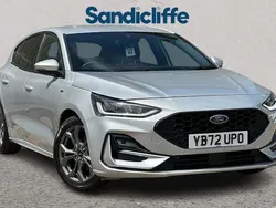 Silver Used 2023 Ford Focus ST-Line Hatchback | £17,036 (Fair price)