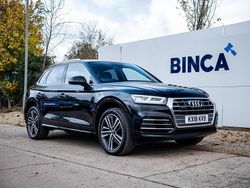 Black Used 2018 Audi Q5 S-Line SUV | £21,930 (Fair price)