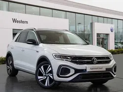 White Used 2023 VW T-Roc R-line SUV | £24,499 (Fair price)