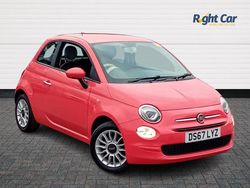 Pink Used 2017 Fiat 500 Pop Star Hatchback | £5,999 (Fair price)