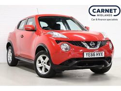 Red Used 2016 Nissan Juke Visia SUV | £6,550 (Fair price)