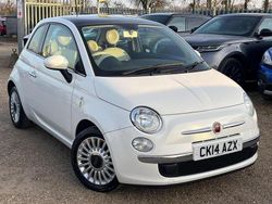 White Used 2014 Fiat 500 Lounge Hatchback | £2,500 (Fair price)