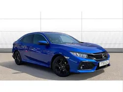 Blue Used 2018 Honda Civic SR Hatchback | £11,490 (Fair price)