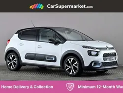 White Used 2022 Citroën C3 PureTech Hatchback | £11,497 (Fair price)