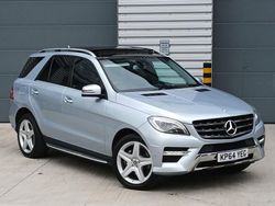 Silver Used 2014 Mercedes ML350 AMG line SUV | £11,795 (Fair price)