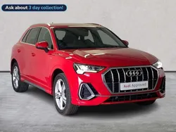 Red Used 2022 Audi Q3 S-Line SUV | £25,289 (Good price)