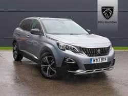 Grey Used 2017 Peugeot 3008 Allure SUV | £11,291 (Fair price)