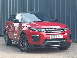 Red Used 2018 Land Rover Range Rover evoque Landmark SUV | £14,998 (Fair price)